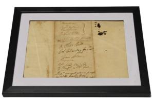 Colonel William Bradford’s Manuscript, Inkwell, & Candle Holder