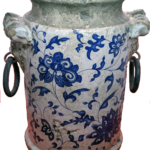 18th Century French Tin Glazed Pottery Jar - Col. Cameron