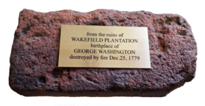 George Washington Birthplace Brick