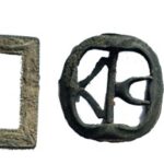 Revolutionary War Excavated Buckles from Yorktown