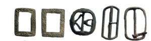 Revolutionary War Excavated Buckles from Yorktown
