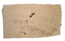USS Constitution’s Cloth from Sail and Wood from her Hull