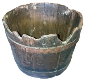 Revolutionary War Era Wooden Stave Bucket