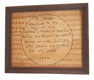 Revolutionary War Needlework 1892