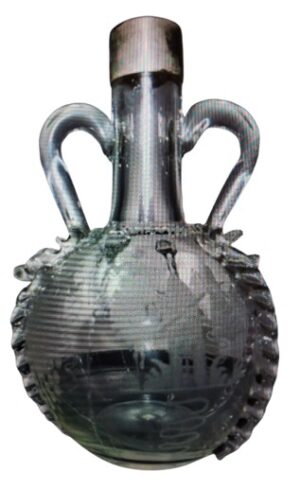 18th Century Etched Glass Decanter