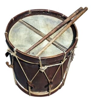 Revolutionary War Militia Battle Drum