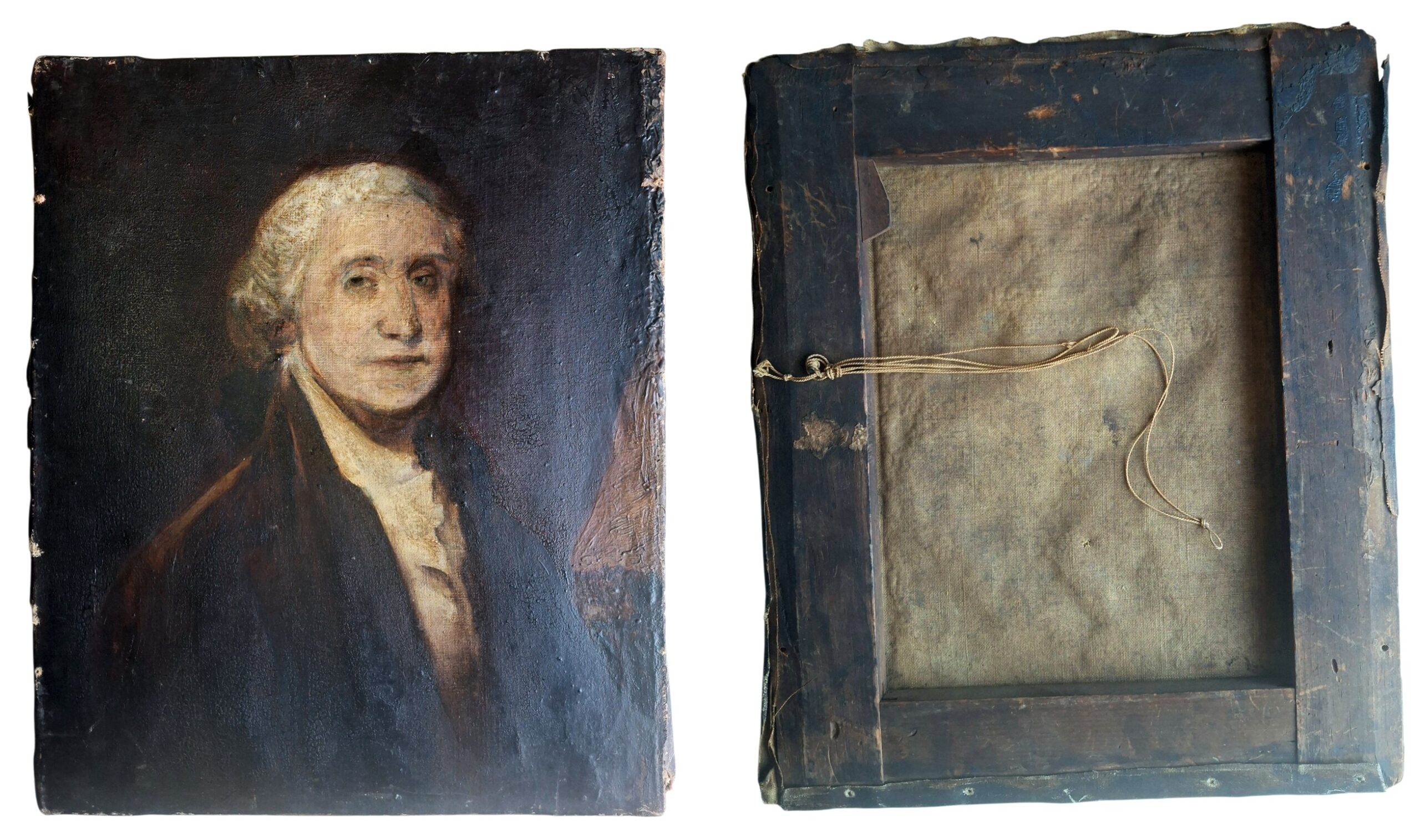 SOLD - 18th Century Oil Painting of President/General George Washington