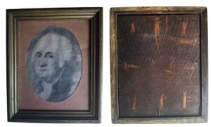 18th Century Oil Painting of PresidenLate 18th or Early 19th Century Pencil Drawing of President / General George Washingtont/General George Washington (Copy)