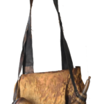Classic Deer Hide Hunting Pouch with Banded Powder Horn