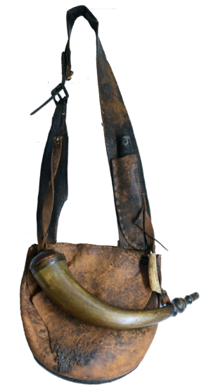 Classic Hunting Pouch with Philadelphia Powder Horn