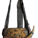 Classic Hunting Pouch with Engraved Horn