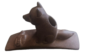 Fox Effigy - Hopewell Pipe – Sullivan County, IN